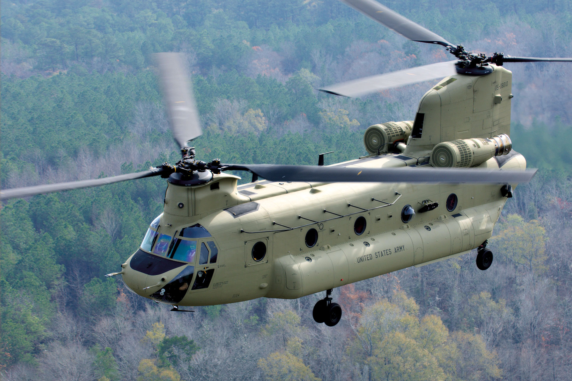 CH-47F Heavy Lift helicopter to replace older Chinook helicopters (Photo: Boeing)